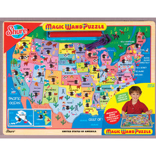 USA Magnetic Wand Puzzle - Shure - eBeanstalk