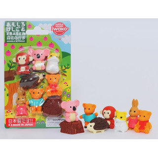 Hawaii Animal Eraser Card Set - BC USA - eBeanstalk