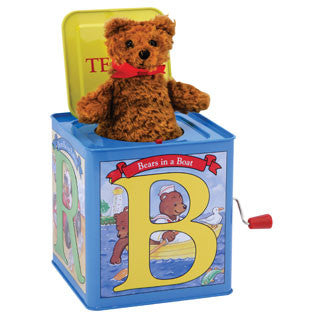 Teddy Bear Jack In The Box - Schylling - eBeanstalk