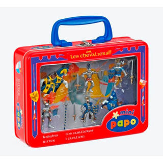 Mini Knights & Horses BLUE - Papo - eBeanstalk