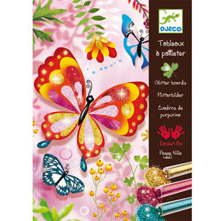Glitter Boards Butterflies - Djeco - eBeanstalk