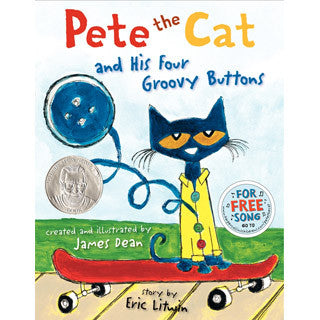 Pete The Cat And His Four Groovy Buttons - Harper Collins - eBeanstalk