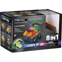 Laser Pegs Car Runner 8 in 1 Building Set