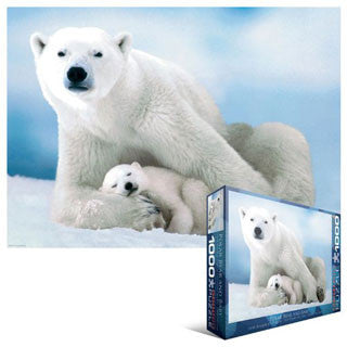 Polar Bear & Baby Puzzle - Eurographics Puzzles - eBeanstalk