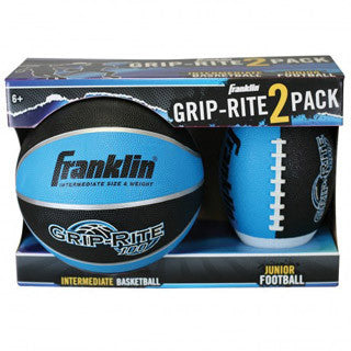 Franklin Grip Rite Junior 2 Pack Sports Ball Set - Franklin Sports - eBeanstalk