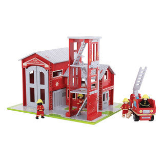 Firestation & Engine Set - Big Jigs Toys - eBeanstalk