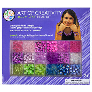 Art of Creativity Jazzy Gems Bead Kit - Bead Bazaar - eBeanstalk