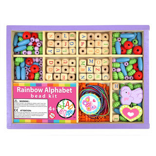 Rainbow Alphabet Bead Kit - Bead Bazaar - eBeanstalk