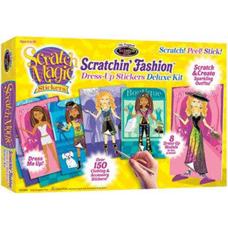 Scratchin Fashion Deluxe Kit - Scratch Art - eBeanstalk