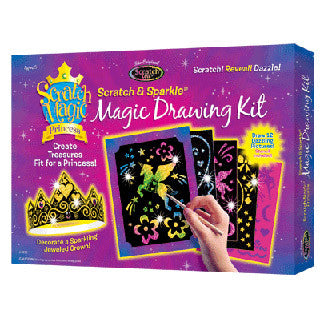 Scratch Magic Princess Drawing Kit - Scratch Art - eBeanstalk