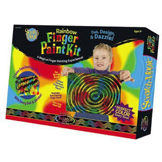 Scratch Art Magic Rainbow Finger Paint Kit - Melissa and Doug - eBeanstalk