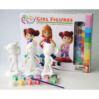Paint Your Own Girl Figures - Marlon Creations - eBeanstalk