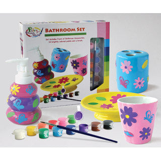 Paint Your Own Bathroom Set - Marlon Creations - eBeanstalk