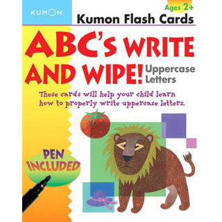 KUMON - ABC Write & Wipe Flash Cards - Kumon - eBeanstalk