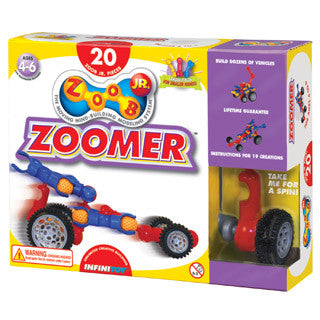 Zoob Jr Zoomer Car Set - InfiniToy - eBeanstalk