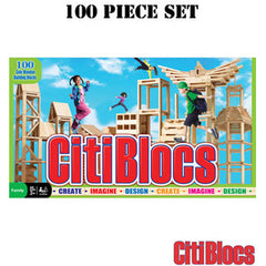 Citiblocs 100 pc Wooden Building Blocks