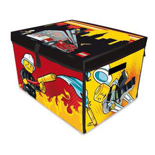 Lego City Fire ZipBin Large Toy Box - Lego - eBeanstalk