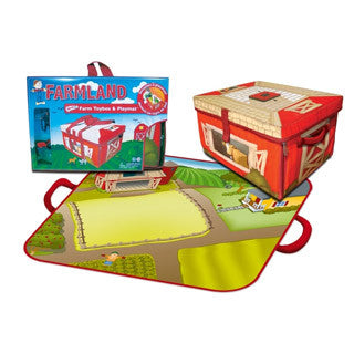 ZipBin Farmland Toy Box Playset - Neat Oh - eBeanstalk