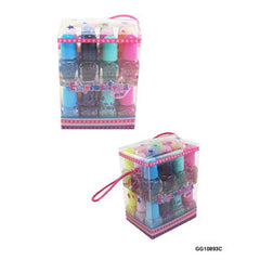 Mini Glitter Nail Polish Set - 24 pc