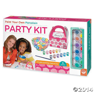 Paint Your Own Porcelain Party Kit - MindWare - eBeanstalk