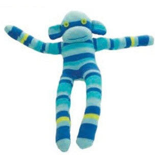 Oma Eenie Blue Sock Monkey - Monkey Sock Monkey - eBeanstalk