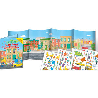 Sesame Street On The Street Super Sticker Book - Dover Publications - eBeanstalk