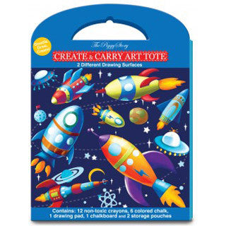 Outer Space Create & Carry Art Tote - The Piggy Story - eBeanstalk