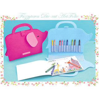 Elephant Purple Artfolio - The Piggy Story - eBeanstalk