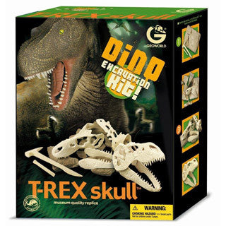 Dino Excavation Kit T Rex Skull - Geoworld - eBeanstalk
