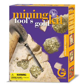 Mining Kit Fools Gold - Geoworld - eBeanstalk