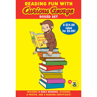 Curious George Reading Fun Box Set - Houghton Mifflin Harcourt - eBeanstalk