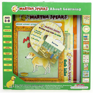 Martha Speaks About Learning Boxet Set - Houghton Mifflin Harcourt - eBeanstalk