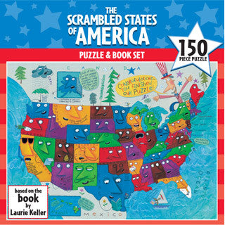 The Scrambled States Of America - Gamewright/Ceaco - eBeanstalk