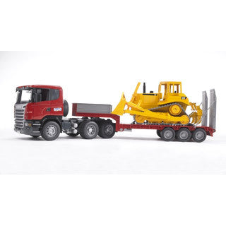 Scania R Series Truck with Low Loader - Bruder - eBeanstalk