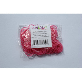 Sparkle Pink Silicone Bands - FunLoom - eBeanstalk