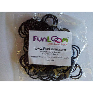 Black Silicone Bands - FunLoom - eBeanstalk