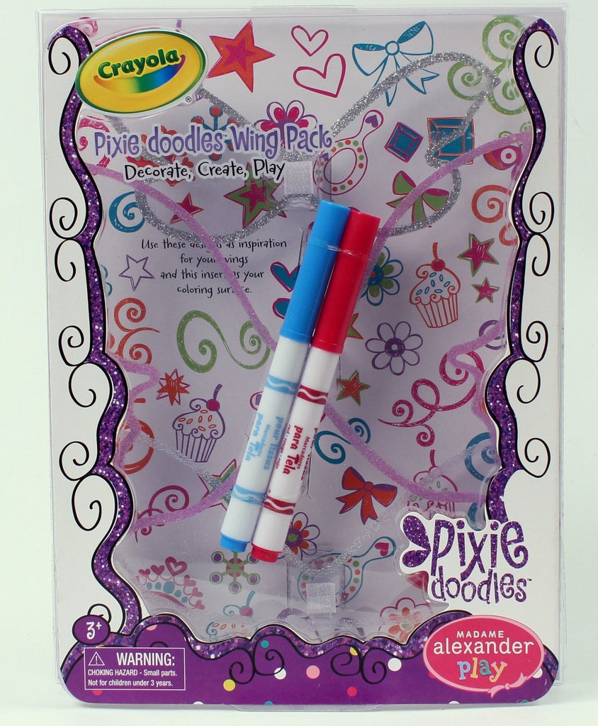 Madame Alexander Pixie Doodles Wing Pack Crayola – eBeanstalk