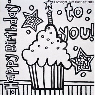 Cupcake Canvas - Paint A Doodle - eBeanstalk