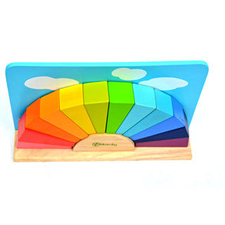 Bloomby Imagine A Rainbow Wooden Blocks - Bloomby - eBeanstalk