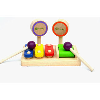 Bloomby Lets Play Music Wooden Percussion Set - Bloomby - eBeanstalk