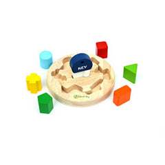 Bloomby Unlock, Turn and Learn Shape Sorter