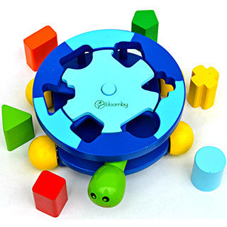 Bloomby Spin & Fit Turtle Shape Sorter - Bloomby - eBeanstalk