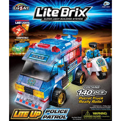 Lite Brix Lite Up Police Patrol
