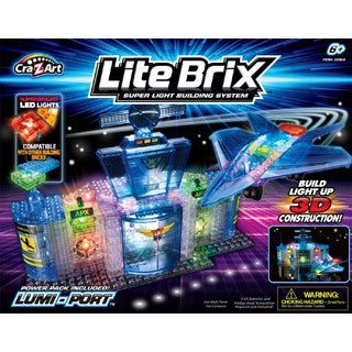 Lite Brix Airport Playset and Plane Vehicle - Lego - eBeanstalk