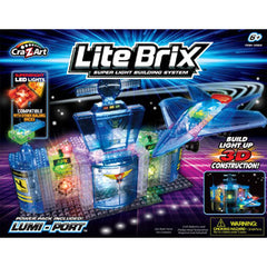 Lite Brix Airport Playset and Plane Vehicle