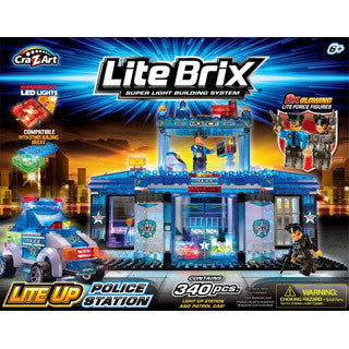 Lite Brix Police Station - Lego - eBeanstalk