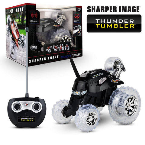 Sharper Image Thunder Tumbler RC Car Black