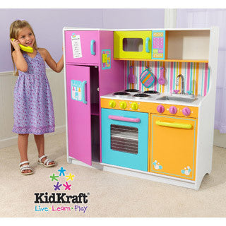 Deluxe Big & Bright Kitchen - Kid Kraft - eBeanstalk