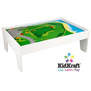Train Table - White - Kid Kraft - eBeanstalk