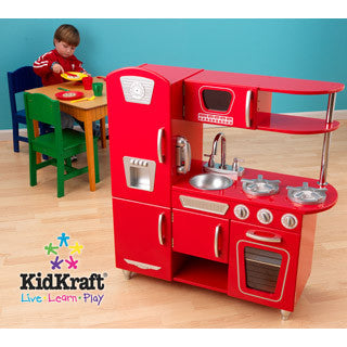 Red Vintage Kitchen - Kid Kraft - eBeanstalk